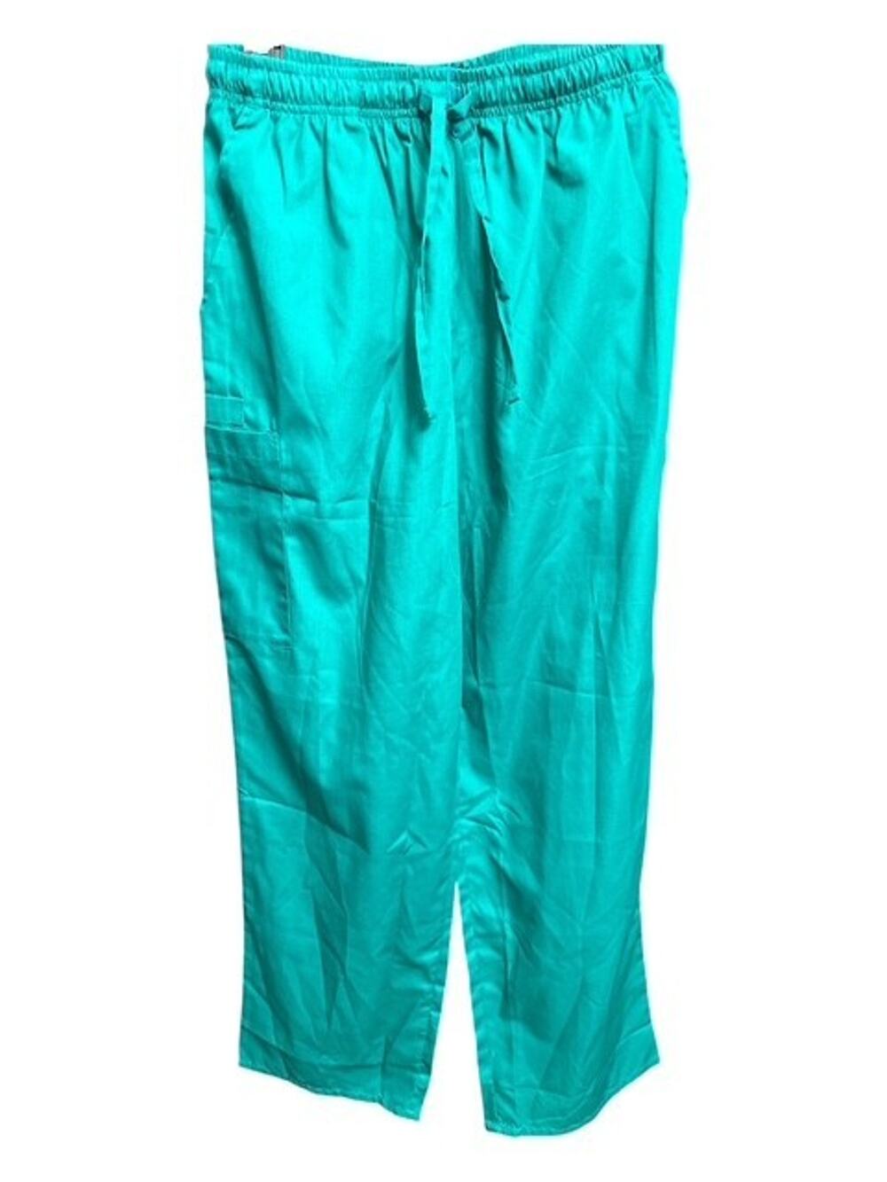 Elite Medical Scrubs Pants Teal Green size Medium Women 5 Pockets